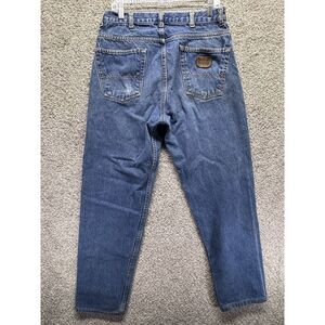 Vintage Big Smith‎ Jeans Mens 32 X 30 Blue Cotton Denim Workwear Straight Leg